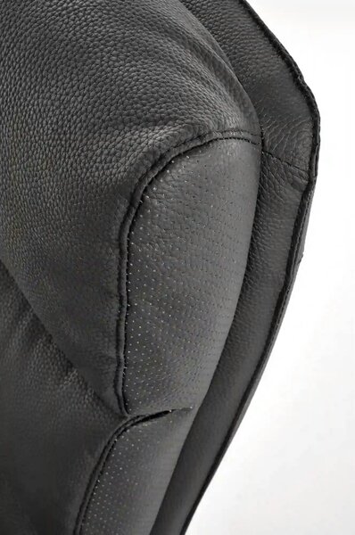 Scaun birou ADRIANO 2, negru, piele ecologica, 65x70x104-110 cm