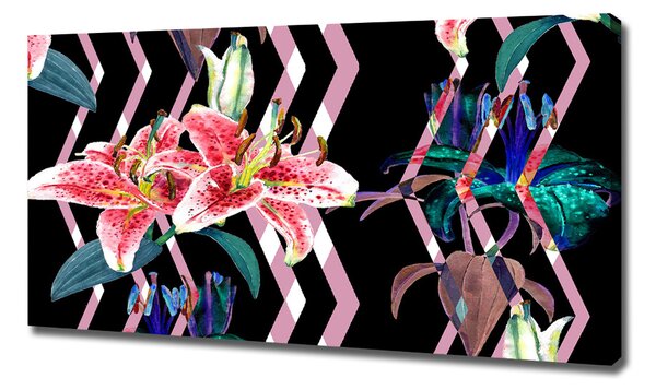 Print pe pânză crin tropical