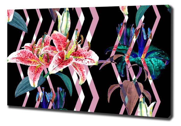 Print pe pânză crin tropical