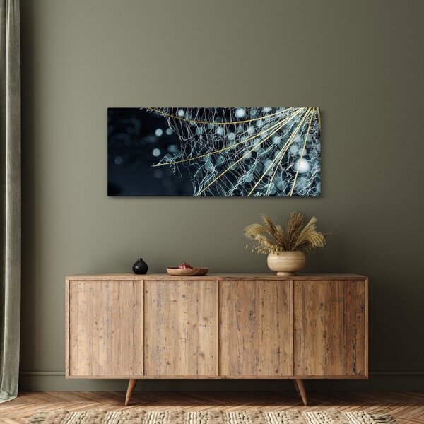 Tablou - Floare cu pânză de pâianjen (120x50 cm)