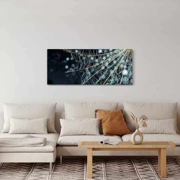 Tablou - Floare cu pânză de pâianjen (120x50 cm)