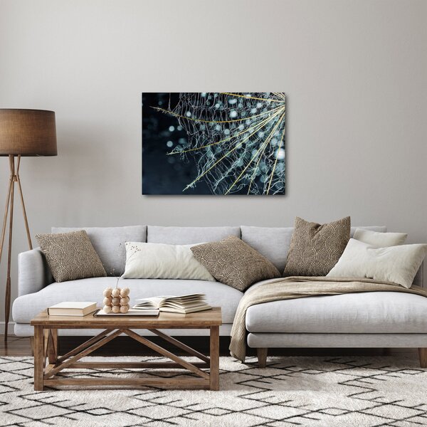 Tablou - Floare cu pânză de pâianjen (70x50 cm)