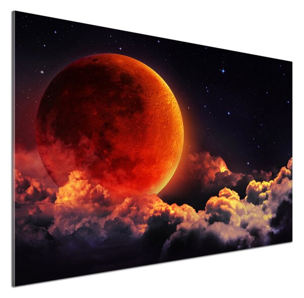 Panou sticla securizata bucatarie eclipsa de Luna