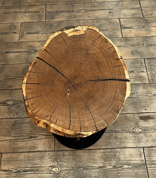 Măsuță de cafea Stejar Masiv „Solid Block” – 70x59x6 cm