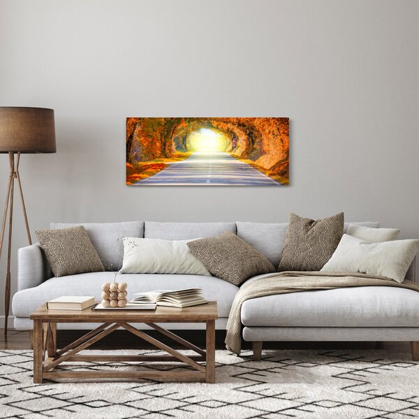 Tablou - Poarta din copaci (120x50 cm)
