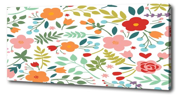 Tablou canvas flori ilustrare