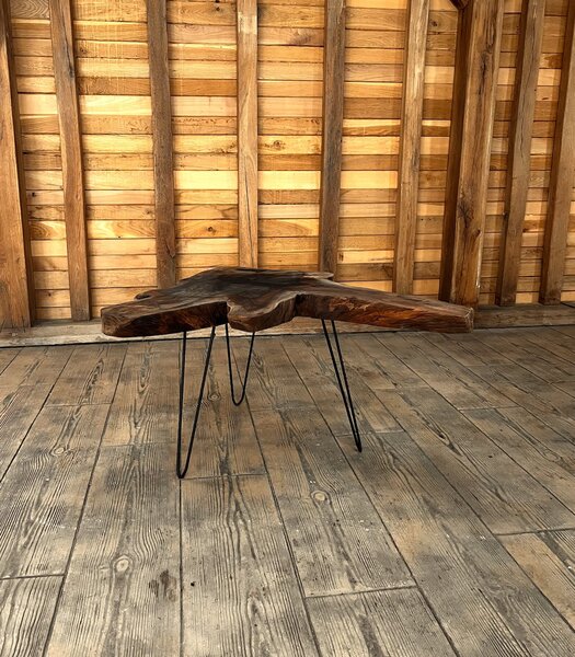 Măsuță de cafea Floating Walnut – 93x87x7 cm