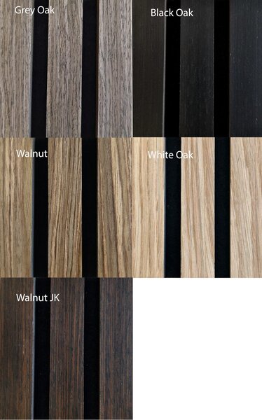 FREJA Panou acustic lemn 100x60x2,2cm. Nuc - Putem face, de asemenea, în dimensiuni personalizate - 100x60x2,2cm
