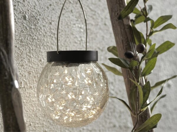 Felinar solar suspendat GLORY 13 cm