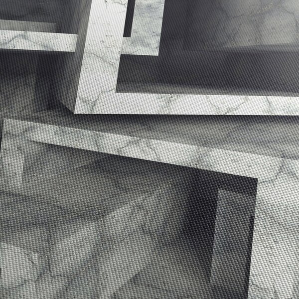Tablou cu cuburi abstracte (90x60 cm)