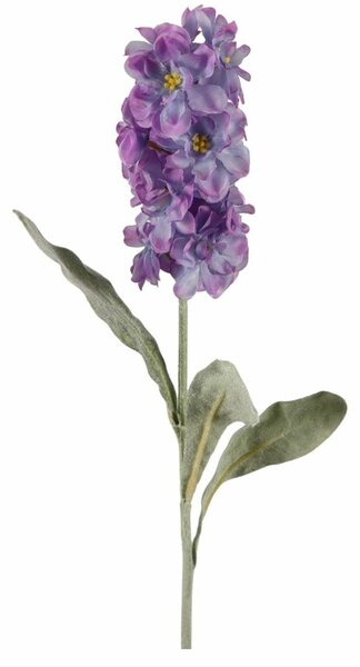 Floare artificiala MATTHIOLA 56 cm, mov