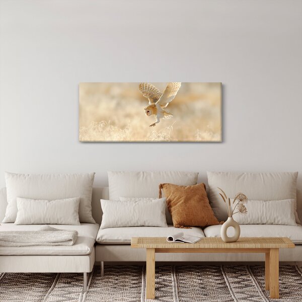 Tablou - Bufnița roșie (120x50 cm)