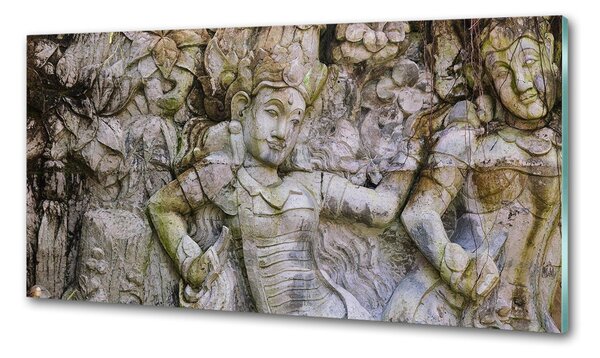 Sticlă bucătărie sculptura in piatra