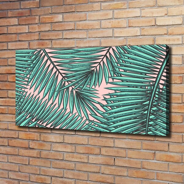 Tablou canvas frunze de palmier