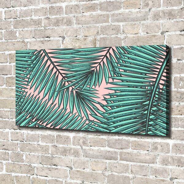Tablou canvas frunze de palmier