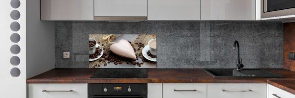 Panou sticlă bucătărie Cafea cu lapte