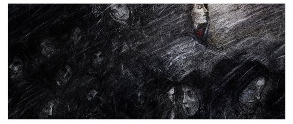 Tablou - Tristețe și renunțare (120x50 cm)