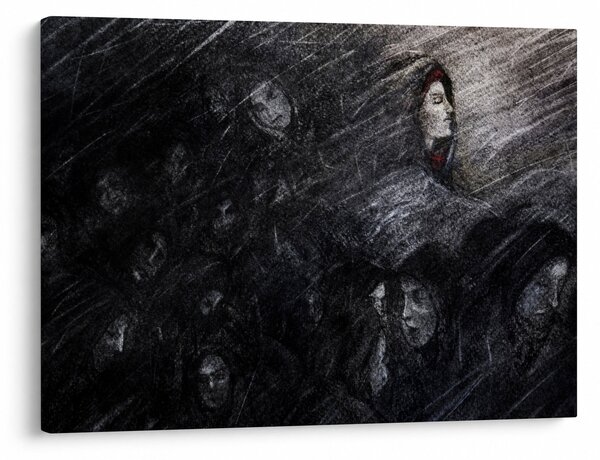 Tablou - Tristețe și renunțare (70x50 cm)