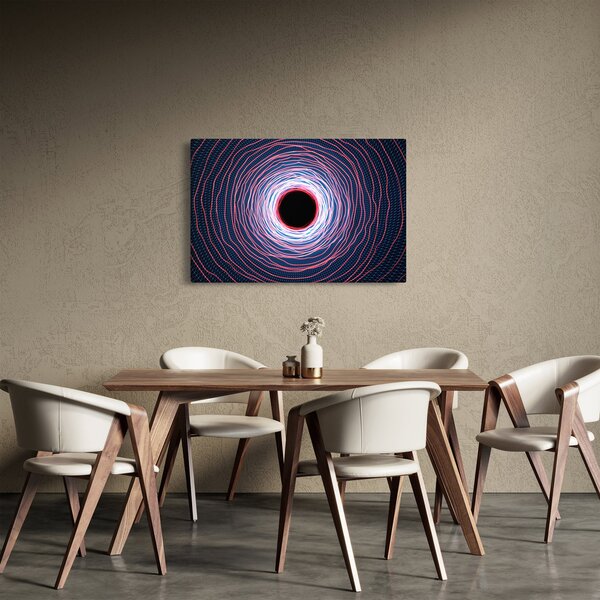 Tablou cercul abstact (90x60 cm)
