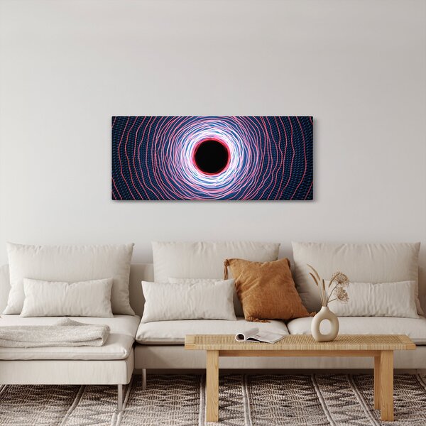 Tablou cercul abstact (120x50 cm)