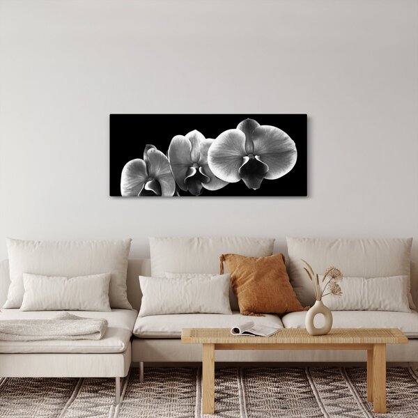 Tablou floare de orhidee (120x50 cm)