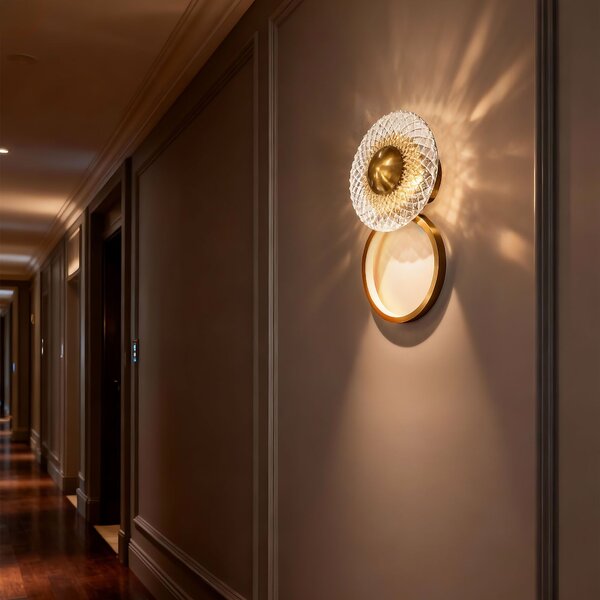APLICĂ DE PERETE LED LHJ071-W Brush Gold