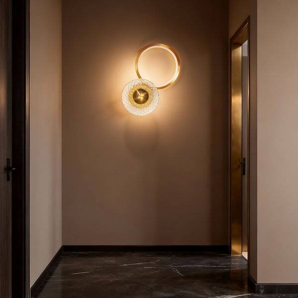 APLICĂ DE PERETE LED LHJ071-W Brush Gold