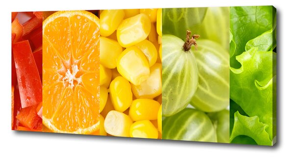 Tablou pe pânză canvas Fructe si legume