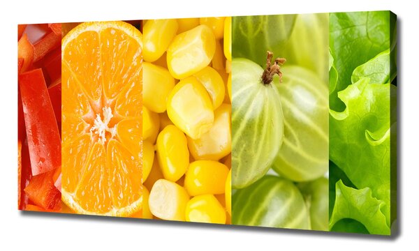 Tablou pe pânză canvas Fructe si legume