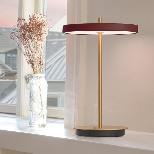 Lampă de masă UMAGE, Asteria Move, reglabil, Auriu / Alamă, Camera de zi, Metal, Design
