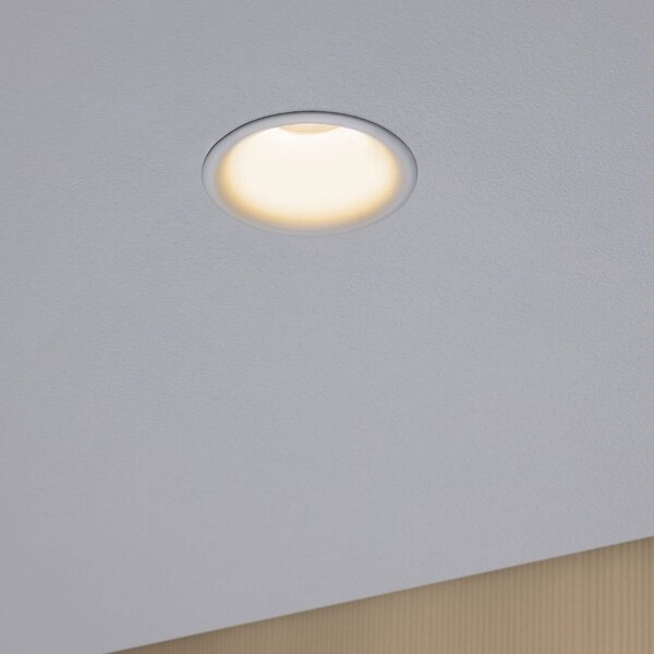 Paulmann lampă încastrată Cymbal 3x6W warmdim IP44, reglabil, Alb, Camera de zi / sufragerie, Plastic, Modern, Corpuri de iluminat încastrate rotunde