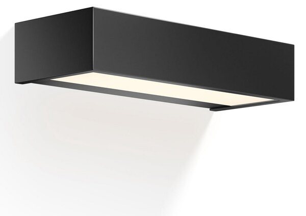 Decor Walther Box lampă LED neagră 2.700K 25cm, reglabil, Negru, Baie, Metal, Modern, Perete unghiular