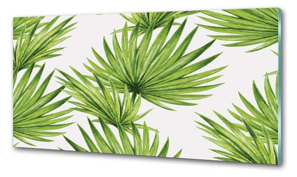 Sticlă pentru bucătărie frunze tropicale