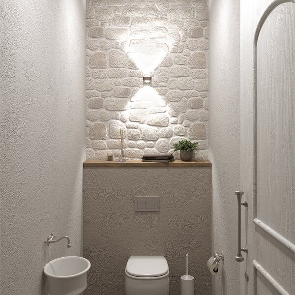 Top Light Puk Mini Wall, G9, lentile transparente, nichel mat, reglabil, Gri, Camera de zi / sufragerie, Metal, Design