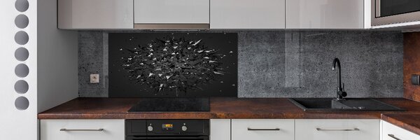 Panou sticlă decorativa bucătărie 3D Abstracție