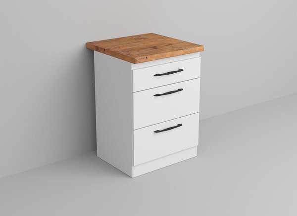 Mobila Bucatarie pe colt alba Aroma - 21 - 260x260 cm
