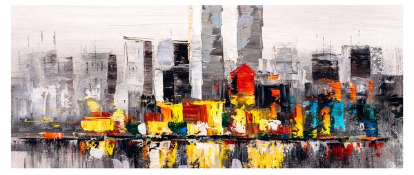 Tablou -Pictura orașului (120x50 cm)