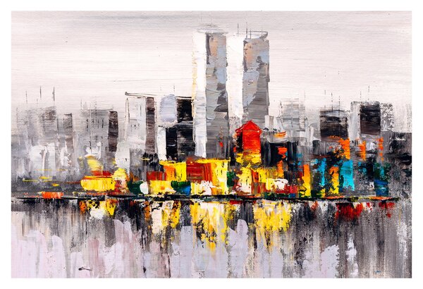 Tablou -Pictura orașului (90x60 cm)