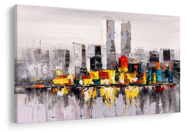 Tablou -Pictura orașului (90x60 cm)