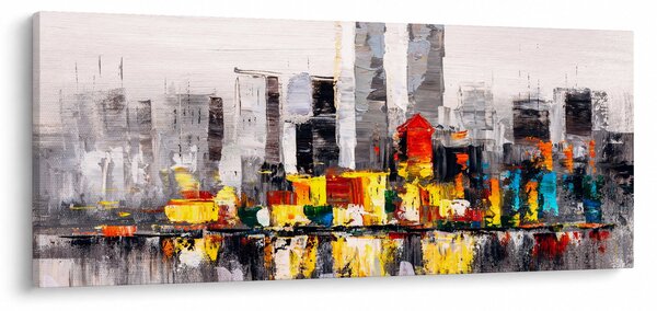 Tablou -Pictura orașului (120x50 cm)