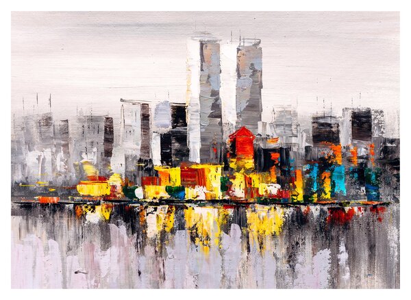 Tablou -Pictura orașului (70x50 cm)