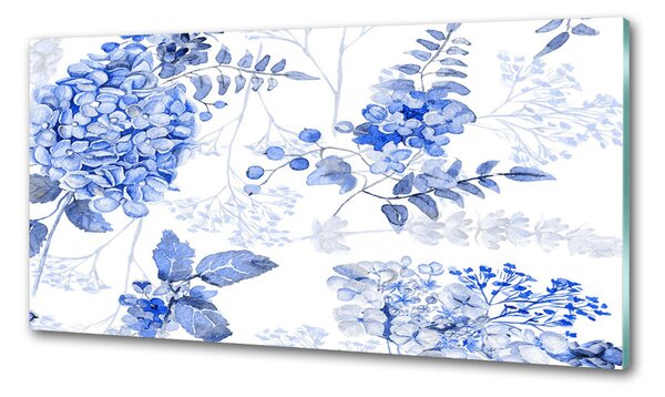 Sticlă pentru bucătărie model floral