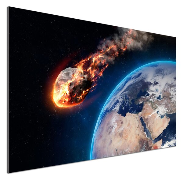 Panou sticla securizata bucatarie Un meteorit care se încadrează