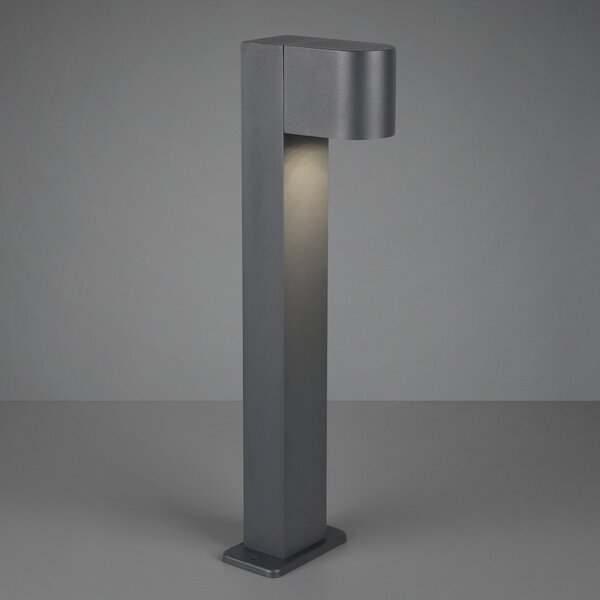 Trio Lighting Lampă cu soclu Roya, antracit, reglabil, Negru, Metal, Modern