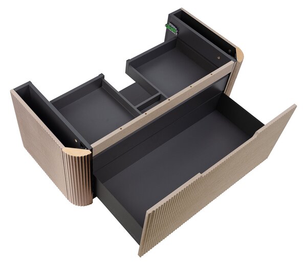 Oltens Hamnes dulap 100x46x39 cm sub chiuveta pe perete stejar 60024060