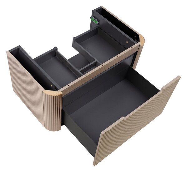 Oltens Hamnes dulap 80x46x39 cm sub chiuveta pe perete stejar 60023060