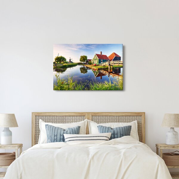 Tablou cu mori din Olanda (90x60 cm)