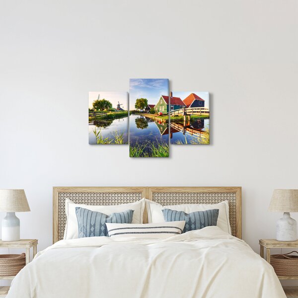Tablou cu mori din Olanda (90x60 cm)