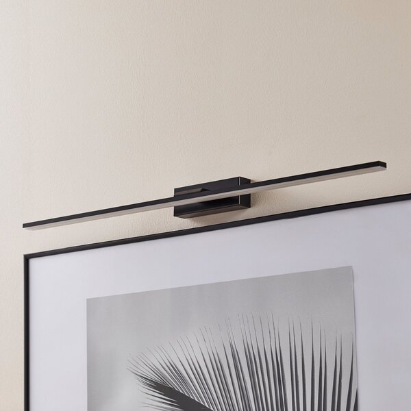 MCJ LED lumina de perete Miroir 80 cm negru 4000K, Negru, Baie, Metal, Modern