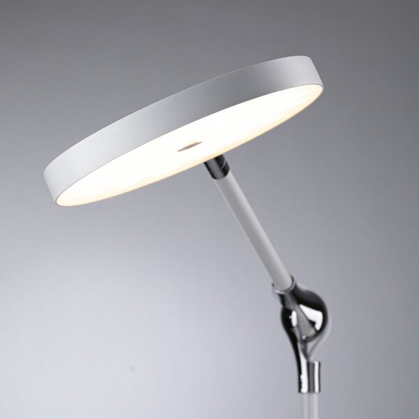 Paulmann Numis lampă masă LED, funcție încărc, alb, reglabil, Alb, Studiu / Birou, Metal, Modern